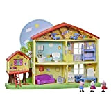 Hasbro Peppa Pig - La Casa di Peppa Pig Notte e Giorno, Playset con frasi, Luci e suoni, Include 3 ...