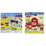 Hasbro Play-Doh Il Magico Forno, B9740Eu4 & Play-Doh Play-Doh-La Pizzeria (Playset con 5 Vasetti di Pasta da Modellare), Multicolore, E4576Eu4