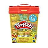 Hasbro Play-Doh - Secchiello Deluxe, Playset con 8 Vasetti di Pasta da Modellare, Accessori e Custodia