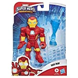 Hasbro Playskool- Hasbro Super Hero Adventures-Iron Man (Action Fugures 12,5 cm con Accessorio repulsore, Playskool Heroes), E7928