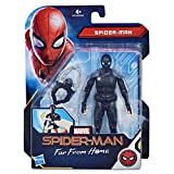 Hasbro Spider-Man- Far from Home Spider-Man Action Figure da 15 Cm con Stealth Suit, Multicolore, E4119Es0