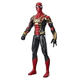 Hasbro Spider-Man - Spider-Man con armatura integrale Iron Spider; Action Figure 30 cm Titan Hero Series, Ispirata al film di ...