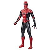 Hasbro Spider-Man - Spider-Man con Tuta Nera e Rossa, Action Figure da 30 cm Titan Hero Series, Ispirata al Film ...