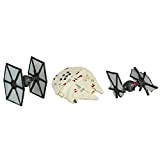 Hasbro Star Wars- Star Wars Guerre Stellari Micro Machines E7 Veicolo 3 Pezzi Ordinato, B3500