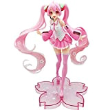 Hatsune Miku Anime Modello Anime Statua Sakura Hatsune Borsa Rosa Miku Pvc Mobile Can Collezionisti Altezza: 20 Cm