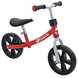 Hauck Bicicletta Senza Pedali Eco Rider per Bambini da 2 Anni, Altezza Regolabile, Fino a 20 kg, Rosso