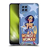 Head Case Designs Licenza Ufficiale DC Super Hero Girls Wonder Woman Personaggi Cover in Morbido Gel Compatibile con Galaxy A22 ...