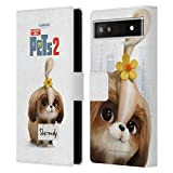 Head Case Designs Licenza Ufficiale The Secret Life of Pets 2 Daisy Shi Tzu Cane Personaggi Poster Cover in Pelle ...