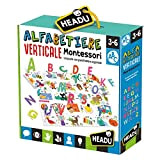 Headu Alfabetiere Verticale Montessori, Multicolore, IT23585