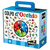 Headu- Colpo d'Occhio Gioco Educativo, Multicolore, IT24162