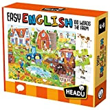 Headu- Easy English 100 Words Farm Gioco Educativo, Multicolore, IT20997