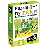 HEADU- Farm Puzzle 8+1, Multicolore, IT20867