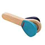 Healifty Nacchere in legno con manico Rhythm strumenti strumenti per percussioni, giocattoli, accessori musicali, giocattolo educativo per bambini (colore casuale)