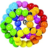 Heimess- Touch Ring Elastic Rainbow Ball Gioco, Multicolore, 735670