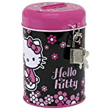 Hello Kitty - Salvadanaio in latta con serratura