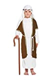 HENBRANDT - Costume da pastore marrone per bambini, taglia L, taglia L