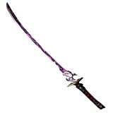 Hengqiyuan Genshin Impact Cosplay Sword, Game Anime Raiden Shogun Samurai Blade, 105cm PU Weapon Knife Model, for Anime Fans Party ...