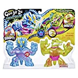 Heroes of Goo Jit Zu - Confezione di 2 eroi figura di azione Dino X Ray Tritops vs Shredz, multicolore ...