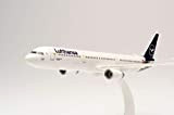 Herpa Airbus A321 - Biplano, Lufthansa, Aviazione, Modello di Aereo con Supporto, Modellismo, Modelli Miniatura, Oggetto da Collezione, Montaggio a ...