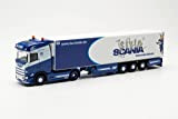 Herpa borsa (Mecklenburg-Vorpommern/Bützow) Scania CS 20 HD-Treno per valigia frigo TSU Bode, camion in miniatura, piccolo modello da collezione, fedele ...