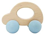 Hess Holzspielzeug 10864 - Figura di legno spingibile, auto della serie Nature in blu, per bambini a partire da 3 ...