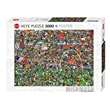 Heye- Puzzle Bennett Storia del Calcio, 3000 Pezzi, 116.5 x 83.5 cm, VD-29205-11