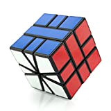 HJXDtech® Cubo Magico di velocità, Bianco Twist Liscio Magic Cube (Square-1)
