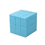 HJXDtech - Giocattoli educativi Shengshou Irregolare 3x3x3 Mirror Magic Metti alla cubo 3D Twist Puzzle cubo - Blu