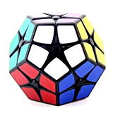 HJXDtech- Shengshou Nuovo Irregolare Magico cubo 2x2x2 cubo Megaminx velocità (Nero)