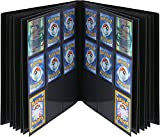 HJZZLX 360 Tasche Raccoglitore Carte, Album Carte Collezione, Cinghia Elastica Impedisce la Caduta della Carta, Album Impermeabile per Pokemon, Yugioh, ...