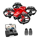 Holy Stone HS420 Mini drone con telecamera per bambini, quadricottero RC con 3 batterie a lunga durata, trasmissione WiFi Live, ...