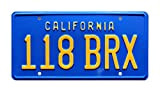 Hooper | 118 BRX | Metal Stamped License Plate