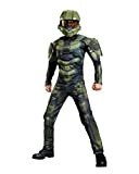 Horror-Shop Halo Master Master Chief Kids Muscle Costume per Bambini 14-16 Jahre