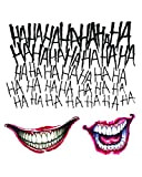 Horror-Shop Suicide Squad Joker Tattoo Set 3 pz.
