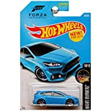 Hot Wheels, 2016 Night Burnerz, Forza Motorsport '16 Ford Focus RS [Blue] #90/250 by Mattel