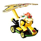 Hot Wheels Die-Cast Mario Kart Bowser Standard Kart + Bowser Kite
