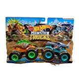 Hot Wheels Doppio demolizione Monster Trucks - Motosaurus contro Mega Wrex