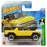 Hot Wheels - GMC Hummer EV - HW Green Speed 3/5 - HCT03 - Short Card - Yellow - GM ...