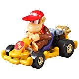 Hot-Wheels - Mario Kart Personaggio DIDDY KONG - Veicolo in Metallo in Scala 1:64, Macchinina Giocattolo per Bambini 3 + ...