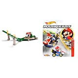 Hot Wheels Mario Kart Pista Piranha con Personaggio Yoshi in Macchinina, Giocattolo per Bambini 5+ Anni, Multicolore & Mario, Standard ...