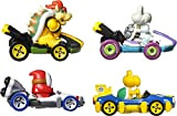 Hot Wheels - Mario Kart, Set da 4 Veicoli con Personaggi, Include 1 Modello Esclusivo, da Collezione, Giocattolo per Bambini ...