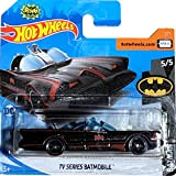Hot Wheels TV Series Batmobile Batman Classic 5/5 (163/365) Rosso 2018 Short Card + Blister Protezione Friki Monkey