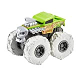Hot Wheels- Veicolo Monster Truck Bone Shaker, Macchinina con Ruote GIGANTI con Motore a Spinta, Giocattolo per Bambini 3+ Anni, ...