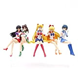 houyi 5 pz/Set Sailor Moon Break Time Tsukino Usagi Sailor Jupiter Venus Mars Mercury Figure Modello Collezione di Anime Giocattolo ...