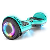 Hoverboard Self Balancing Scooter 6.5" Two-Wheel Self Balancing Hoverboard with Bluetooth Speaker and LED Lights Electric Scooter for Adult Kids ...
