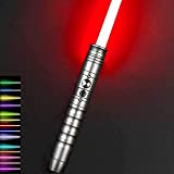 HTHY Star Wars Spada Laser Pesante duello Maniglia in Metallo Forza FX Spada Laser LED USB Ricaricabile sciabole per Adulti ...