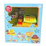HTIgroup Hey Duggee Shop n Play Shopping fino al gioco di ruolo con calcolatrice di lavoro e accessori per la ...
