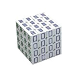 HUAA ZCUBE Mahjong - Cubo creativo magico da 4 x 4 (bianco), veloce e liscio Fidget Cube Stickerless, migliora il ...