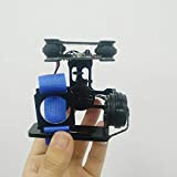 HUANRUOBAIHUO 2 Axis Gimbal Stabilizzatore 2-6S Drone Aerial Photography Giunto cardanico w / 2204 Motors 5-28V Plug And Play PTZ ...