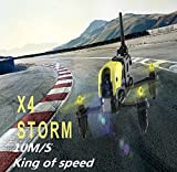 Hubsan H122D X4 Storm Racer Droni Quadricotteri 720 Fotocamera 360 Filps (H122D Standard)